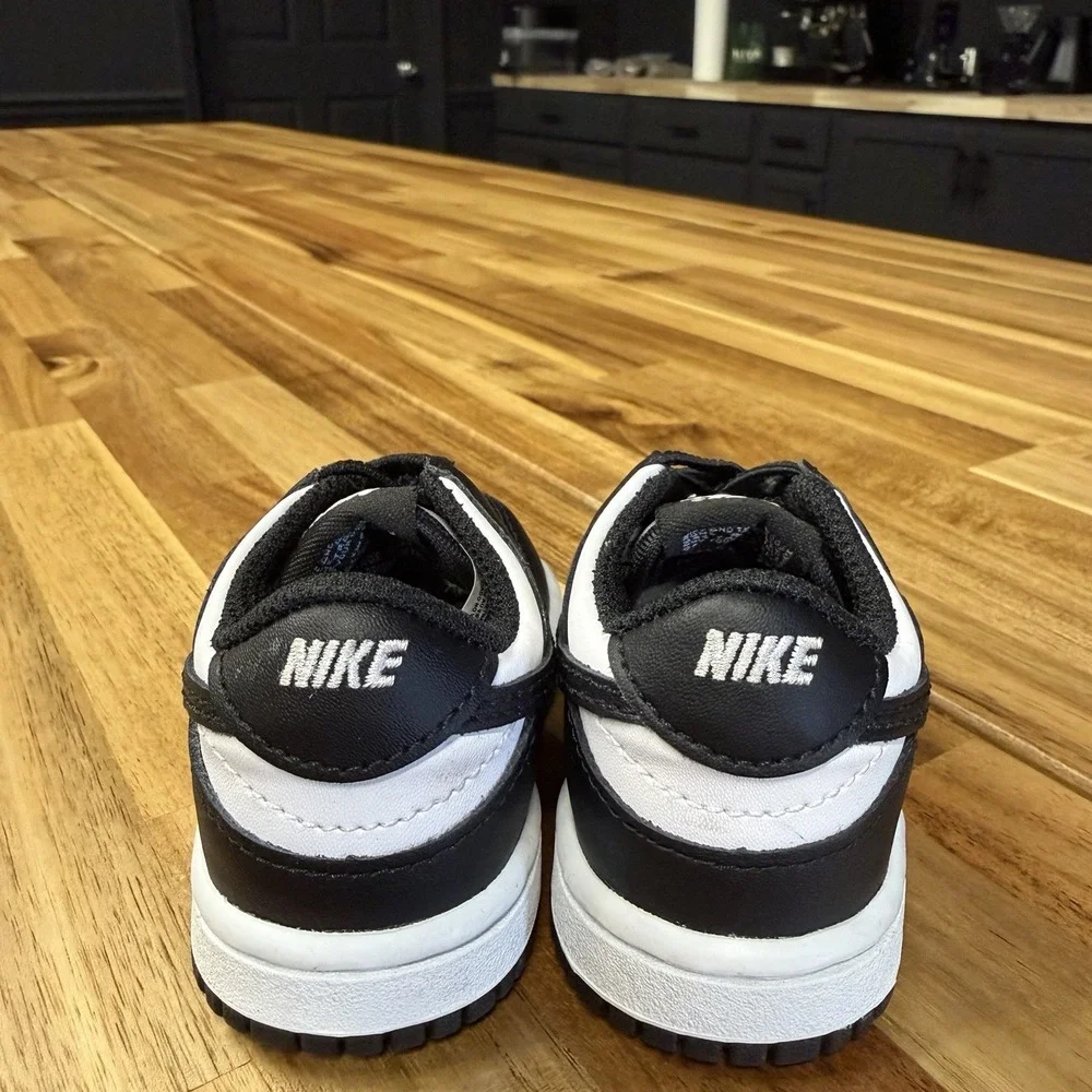 Nike Dunk Low Panda TD Unisex Shoe Size 4c Black White CW1589-100